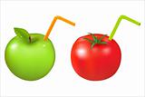 Apple And Tomato With Tubule