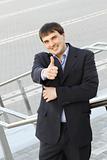 Businessman With Thumb Up