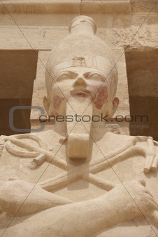 Statue at Hatshepsut Temple in Luxor
