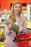 Woman with Pineapple