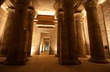 Columns in the Temple of Isis at Philae in Aswan