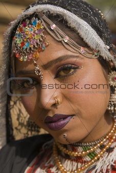 Portrait of a Rajasthani Dancer