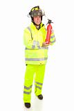Fireman with Fire Extinguisher