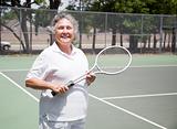 Senior Woman Tennis Player