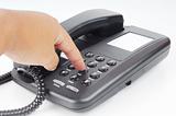 Hand dialing phone number