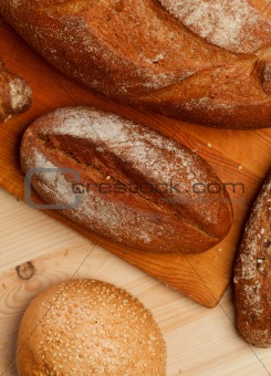 Assorted bread
