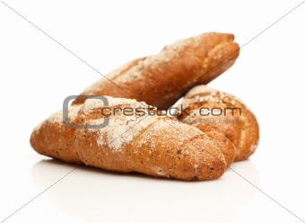 Isolated breads