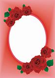 frame rose red
