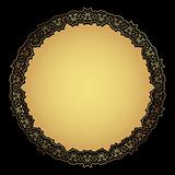 Decorative gold frame