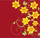 daffodil frame