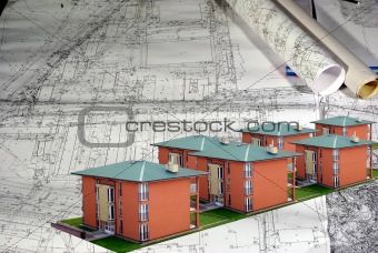 model of buildings