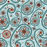 vector seamless pattern in eastern style