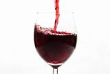 red wine pouring wineglass