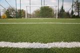 penalty area on football court
