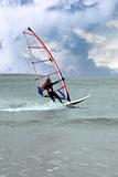 windsurfer in a storm
