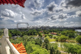 View From Top of Chinese Pagoda