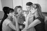 Four Women Smoking