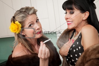 Women Smoking Marijuana