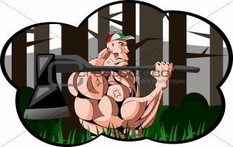 Muscle woodcutter