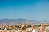 Typical panoramic cityscape in Cyprus