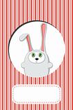 rabbit gift card design