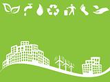 Eco friendly green city