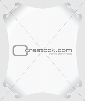 white scroll paper vector blank