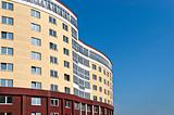 Belorussian construction site of a new high comfort building and