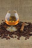 Cognac, coffee and Cigar. 