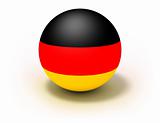 Germany Flag On Ball