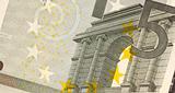 Uncirculated 5 Euro Banknote Close up