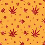 cannabis leaf pattern