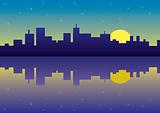 night city panorama