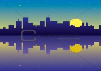 night city panorama