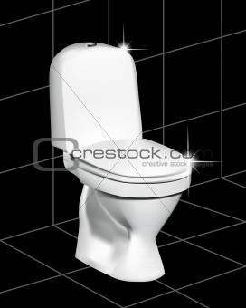 White toilet 