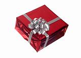 gift with grey bow