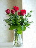 Romantic red roses 