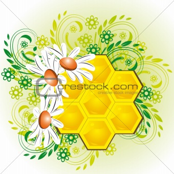 Honeycombs in flowers