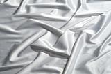 fabric of pure white silk