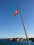 Norway flagpole