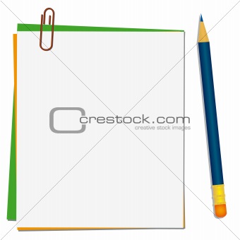 Pencil and paper for notes