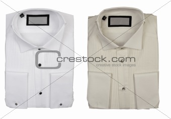 two cotton shirts, elegance concept