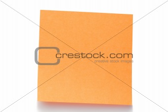 Orange post-it