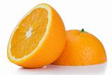 Halved orange