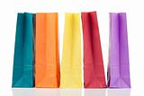 Colored paper bags