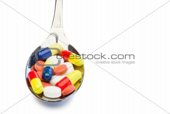 Spoon full of color medicine