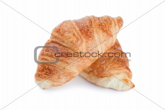 Golden croissants