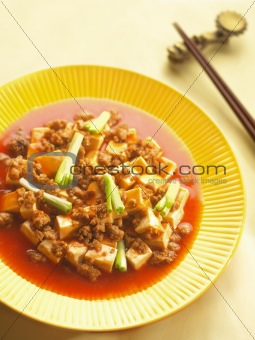 traditional szechuan cuisine mapo tofu