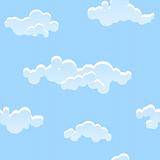 Seamless pattern of the sky