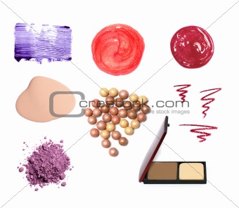 Decorative cosmetic samples